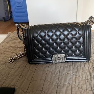 Black crossbody bag.